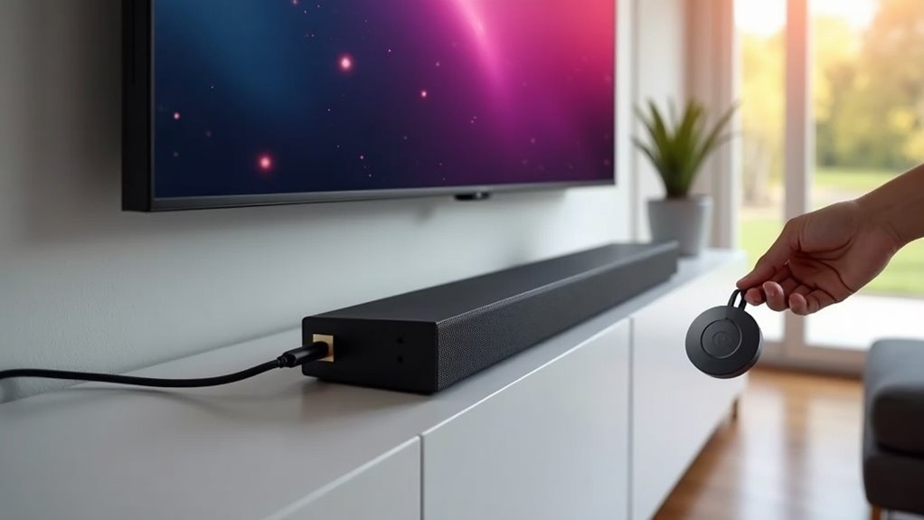 connect soundbar to chromecast