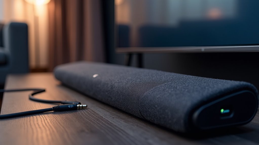 connecting soundbar via optical