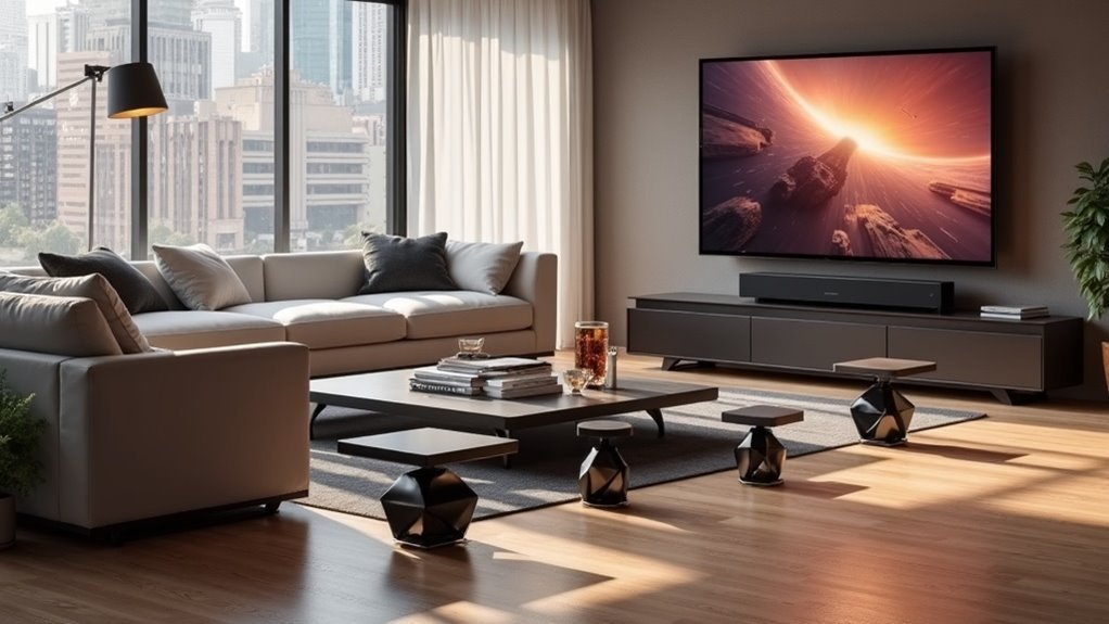 immersive audio soundbar stands