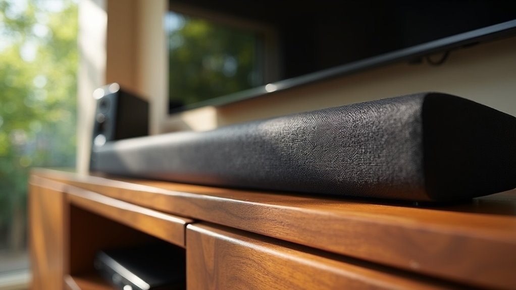 isolate soundbar using pads