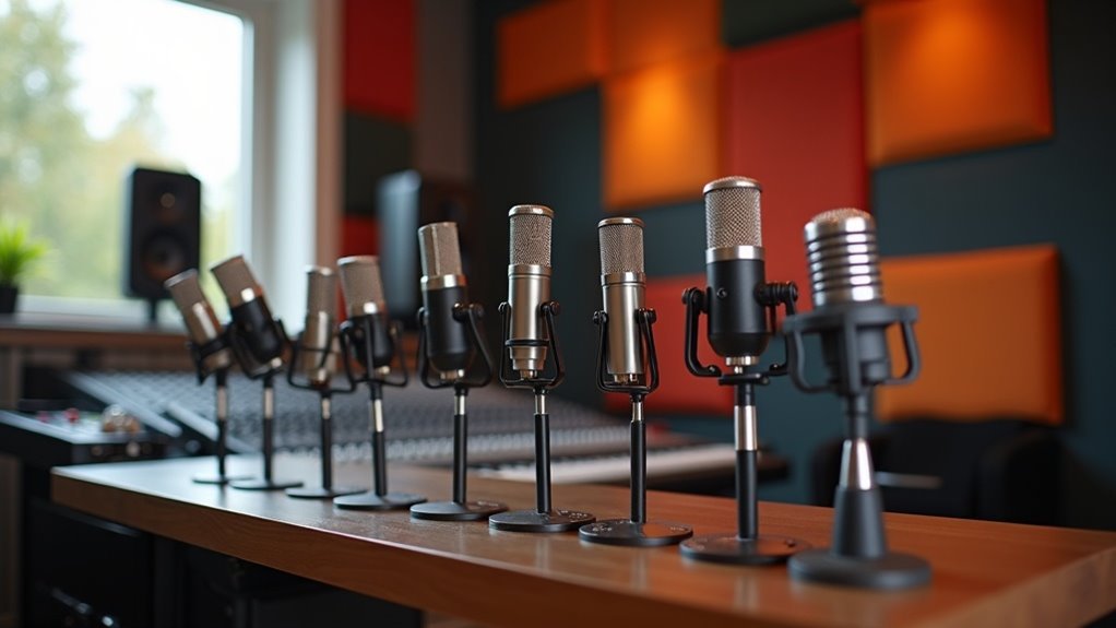 mic stands for audio enhancement