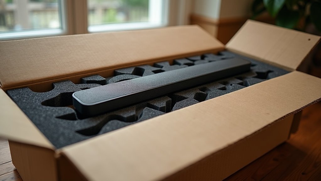 protect soundbar during moving