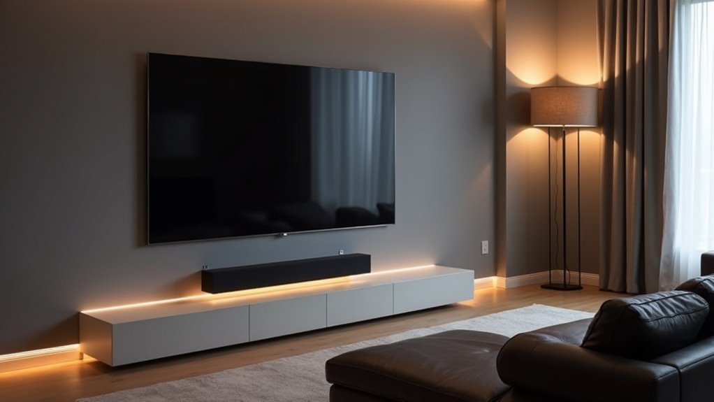 sleek soundbar mounting options