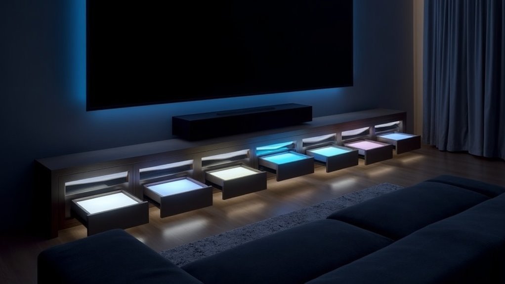 soundbar drawer lighting options