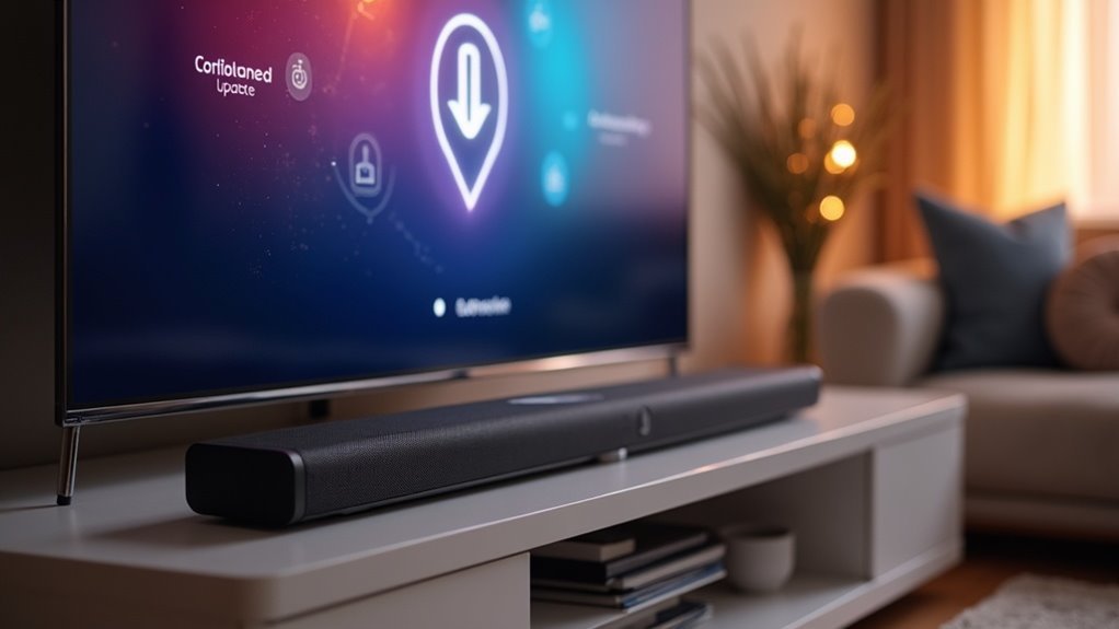 soundbar firmware update timing