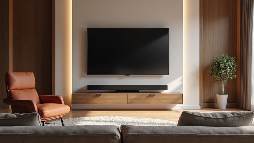 soundbar mounting for audio