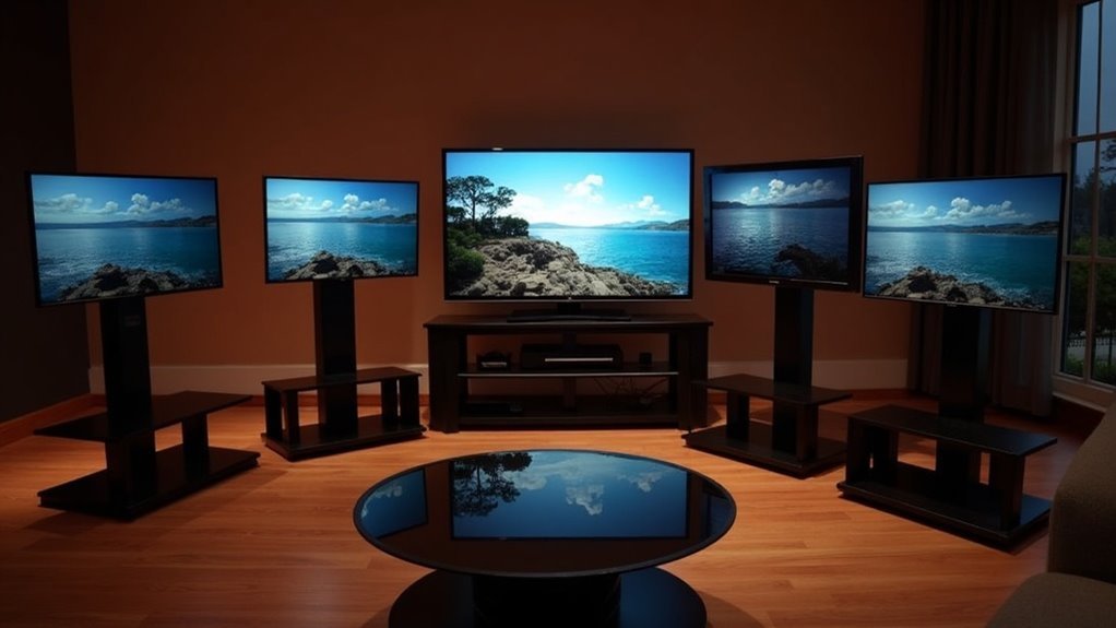 swivel tv bases soundbar mounts