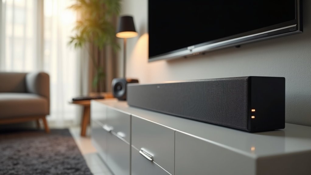 testing soundbar upfiring speakers