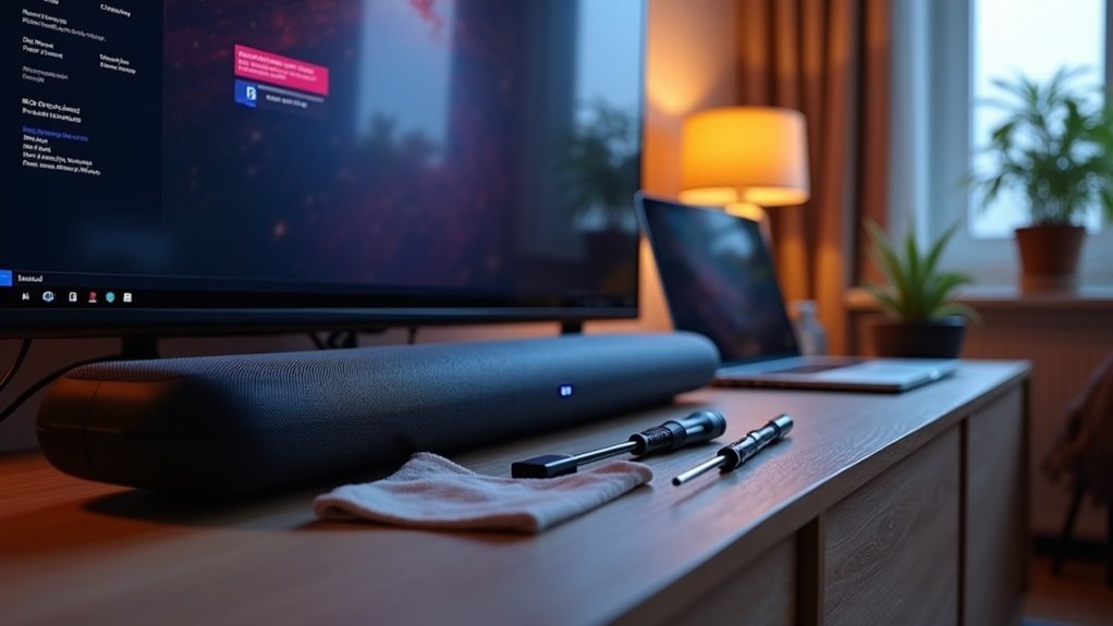 update soundbar via usb